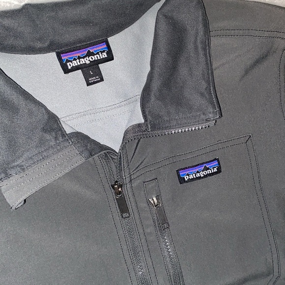 PATAGONIA WORN WEAR M’s SIDESEND tricots soft-Shell versatile stretch DWR SZLG - Picture 5 of 8